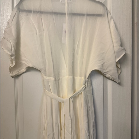 Reformation Winslow Ivory Wrap Dress - Picture 3 of 6